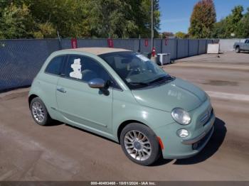  Salvage FIAT 500c