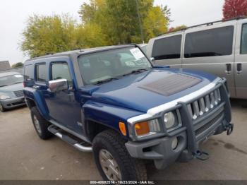  Salvage HUMMER H3 Suv