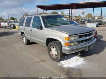  Salvage Chevrolet Tahoe