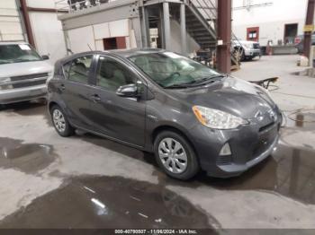  Salvage Toyota Prius c