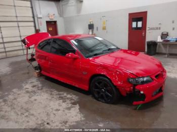  Salvage Pontiac GTO