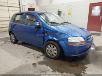  Salvage Chevrolet Aveo