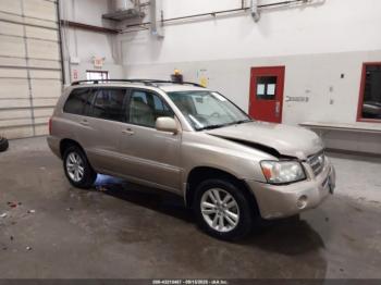  Salvage Toyota Highlander