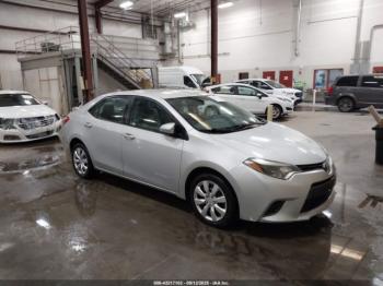  Salvage Toyota Corolla