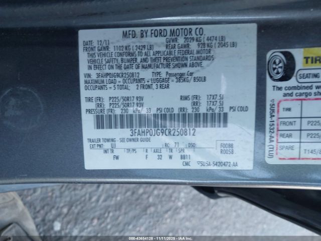 Ford Fusion Sel Image 8