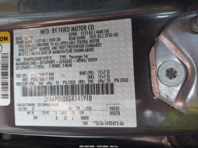 Ford Fusion Se Image 11