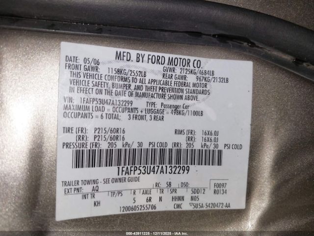 Ford Taurus Se Image 8