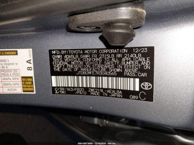 Toyota Corolla Hybrid Le Image 7