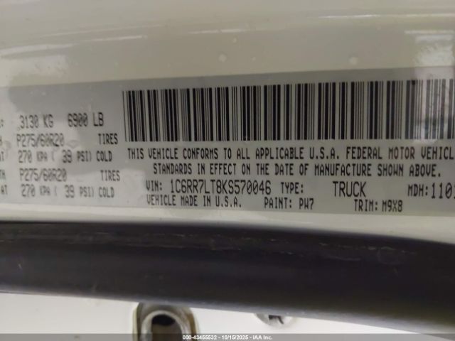 Ram 1500 Big Horn  4x4 5'7 Box Image 4