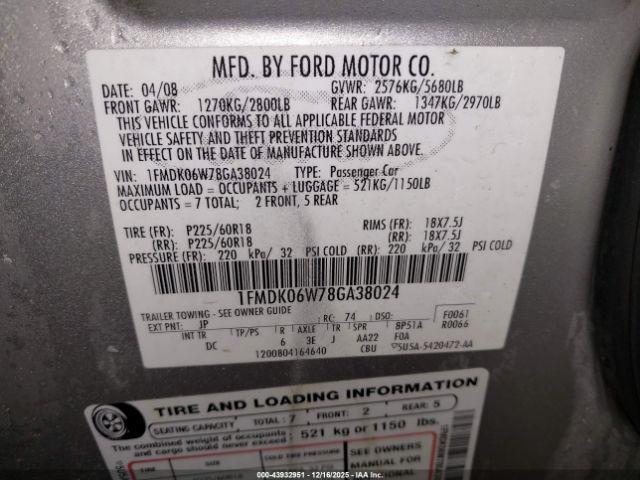 Ford Taurus X Limited Image 7