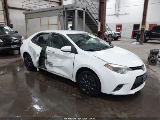  Salvage Toyota Corolla
