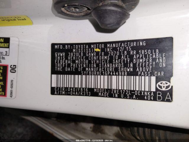 Toyota Corolla Le Image 16