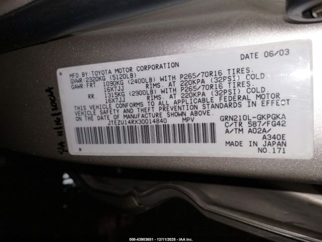 Toyota 4Runner Sr5 V6 Image 14