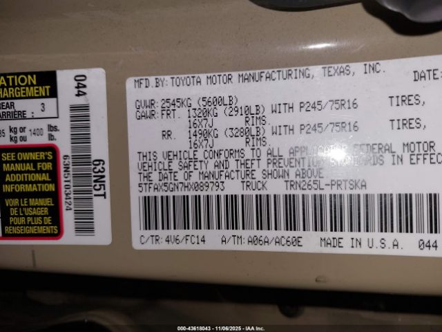 Toyota Tacoma Sr5 Image 3