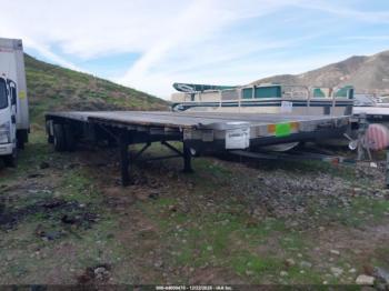  Salvage Utility Trailer Mfg Flatbed Trailer
